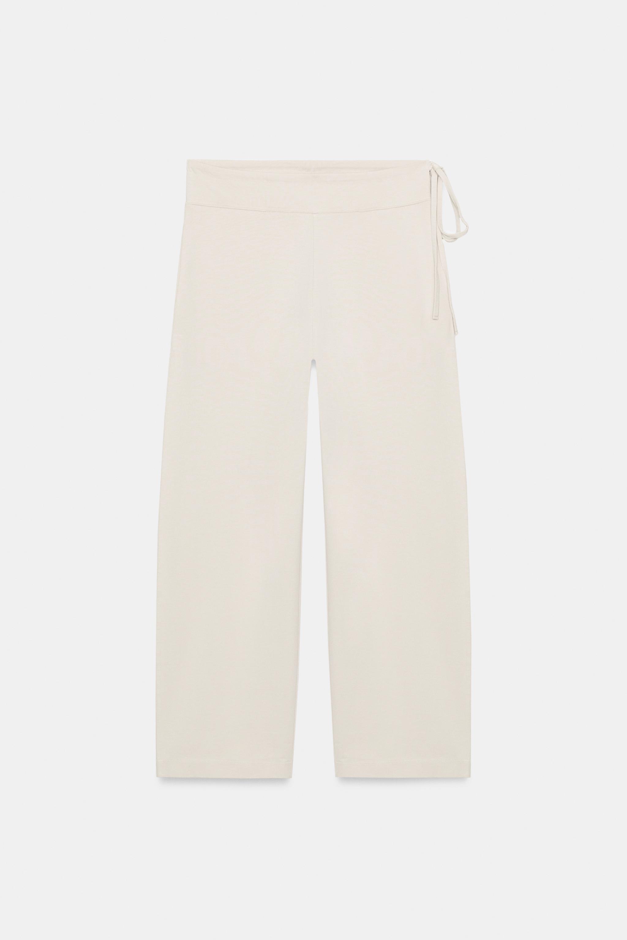 STRAIGHT LEG DRAWSTRING PANTS